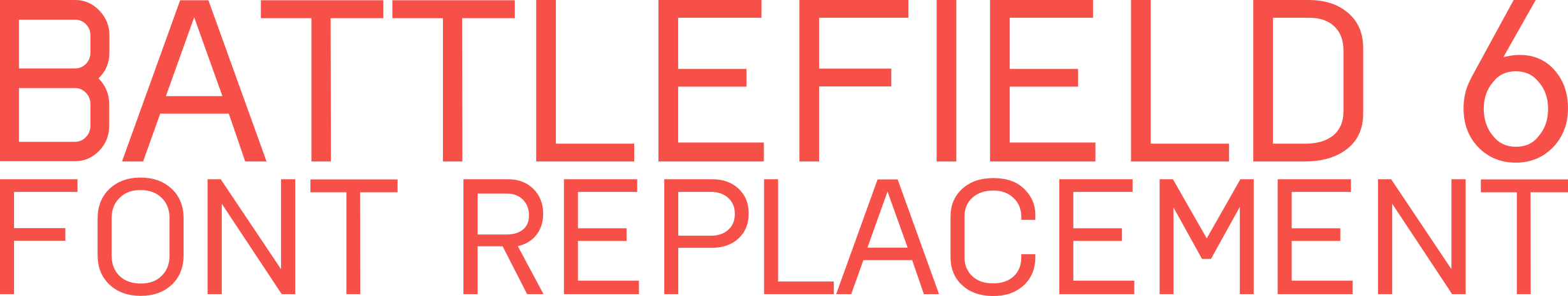 Battlefield 6 Font Replacement at Cyberpunk 2077 Nexus - Mods and community
